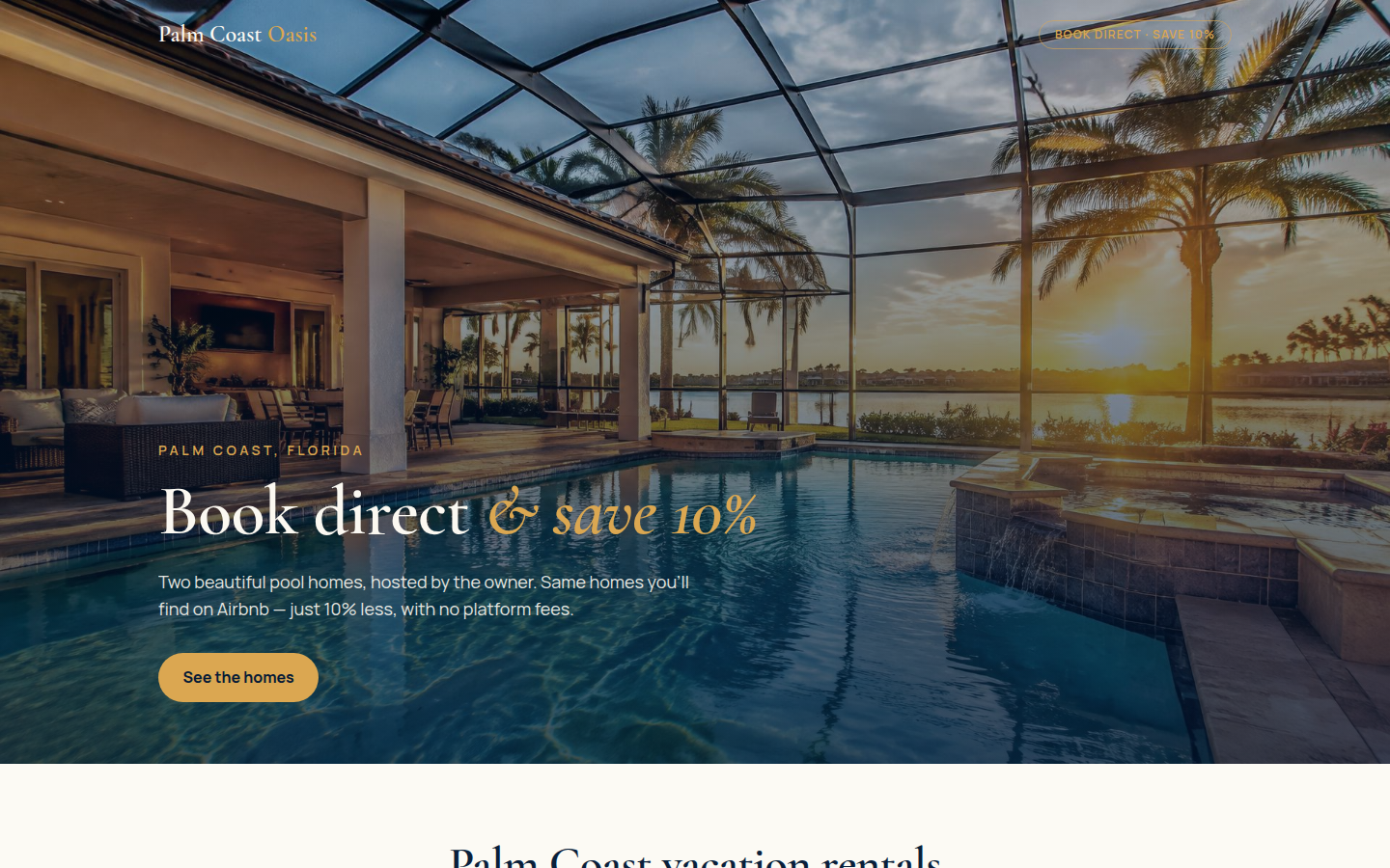 Book Palm Coast preview